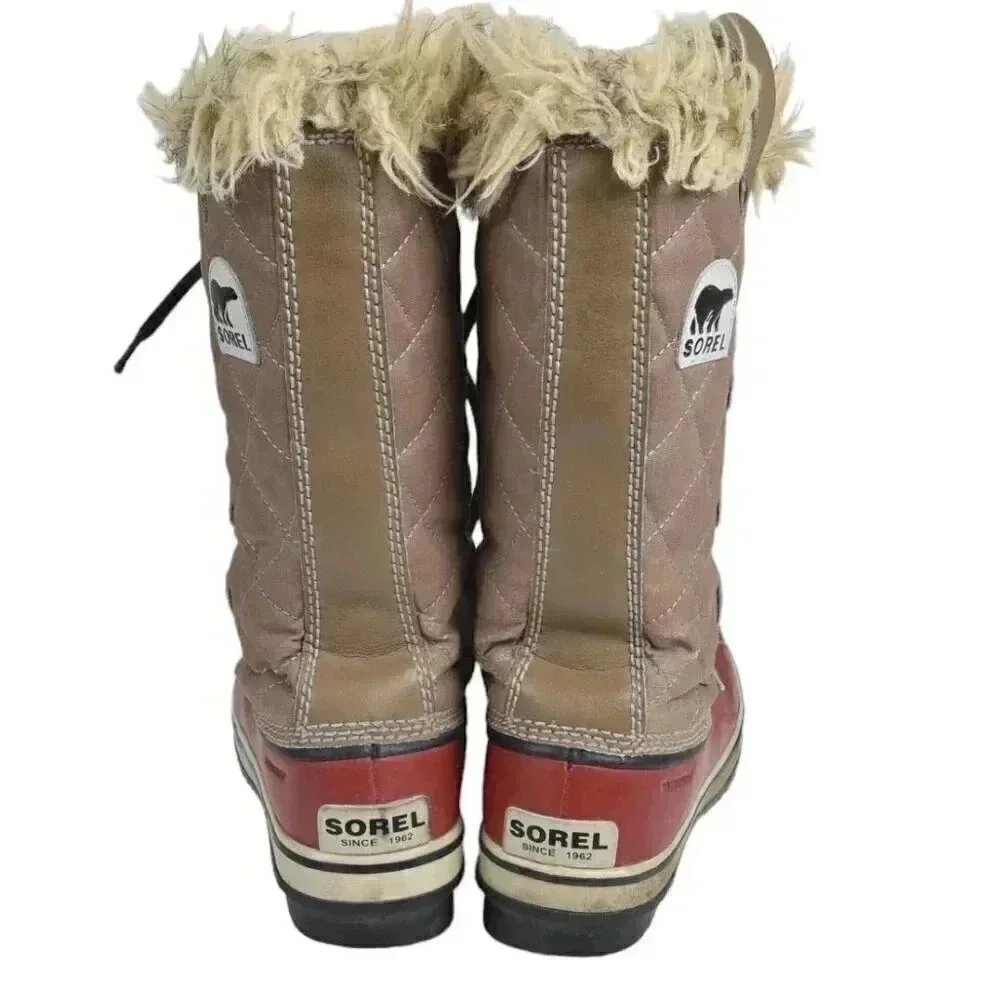 Sorel Trail Autumn Bronze Tofino Joan of Arctic Snow Winter Boots Brown Red 6 - Picture 9 of 12
